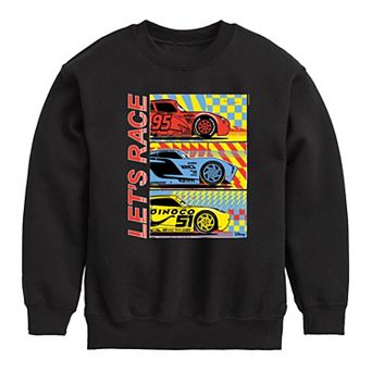 Disney / Pixar’s Cars Boys 8-20 Lets Race Fleece Sweatshirt
