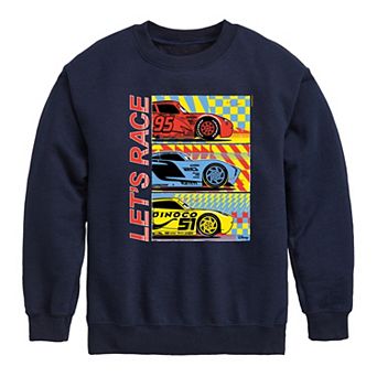 Disney / Pixar’s Cars Boys 8-20 Lets Race Fleece Sweatshirt