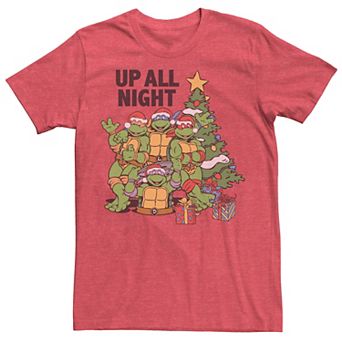Men's Teenage Mutant Ninja Turtles Xmas Up All Night Graphic Tee
