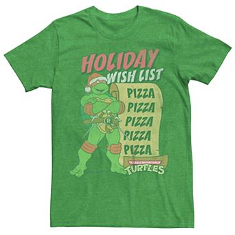 Men's Teenage Mutant Ninja Turtles Holiday Wish List Graphic Tee