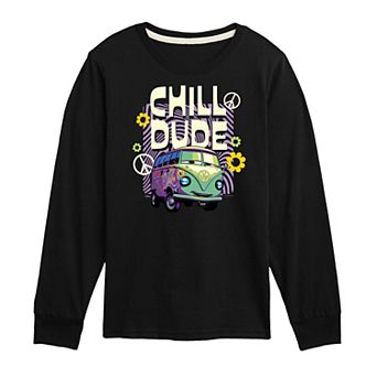 Disney / Pixar’s Cars Boys 8-20 Filmore Chill Dude Long Sleeve Graphic Tee