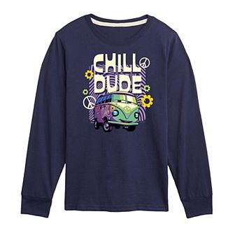 Disney / Pixar’s Cars Boys 8-20 Filmore Chill Dude Long Sleeve Graphic Tee