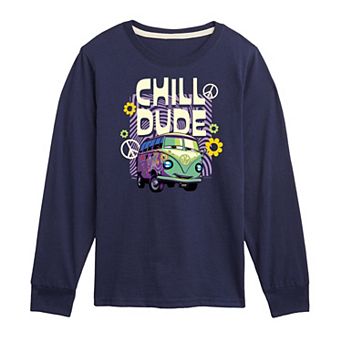 Disney / Pixar’s Cars Boys 8-20 Filmore Chill Dude Long Sleeve Graphic Tee