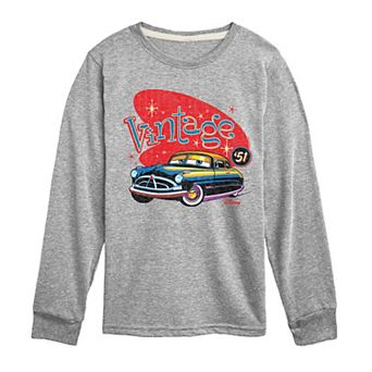 Disney / Pixar’s Cars Boys 8-20 Vintage Hudson Long Sleeve Graphic Tee