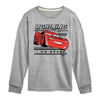 Disney / Pixar’s Cars Boys 8-20 I Am Speed Long Sleeve Graphic Tee