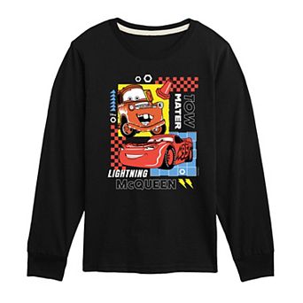 Disney / Pixar’s Cars Boys 8-20 Mater & McQueen Long Sleeve Graphic Tee