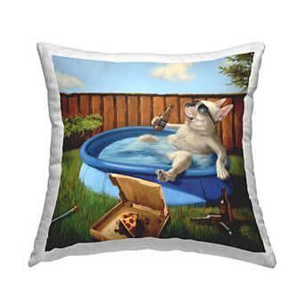 Stupell Home Decor French Bulldog Throw Pillow