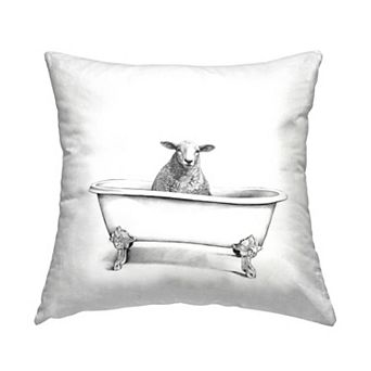 Stupell Home Decor Wooly Sheep Throw Pillow