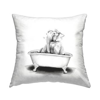 Stupell Home Decor Elephant Throw Pillow