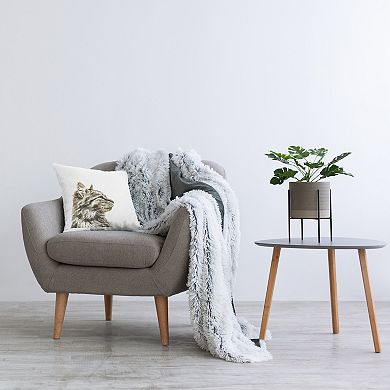 Stupell Home Decor Fluffy Tabby Cat Throw Pillow