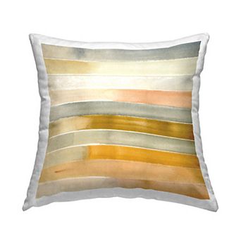Stupell Home Decor Radiant Ombre Stripes Throw Pillow