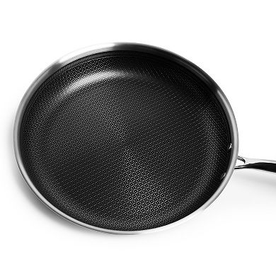 Tri-ply Stainless Steel Scratch Resistant Nonstick Frying Pan, 10 inch