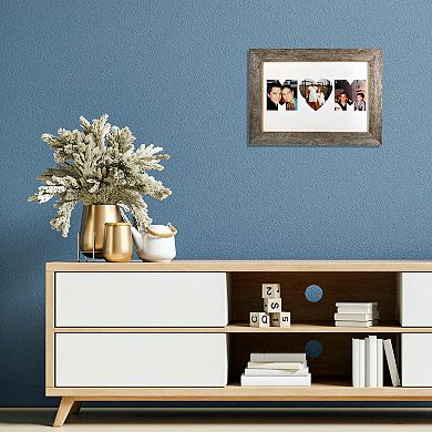 Mother's Series Rustic Farmhouse 8.12" x 12.12" Decorative Wood Collage Picture Frame