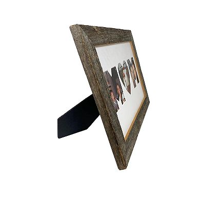 Mother's Series Rustic Farmhouse 8.12" x 12.12" Decorative Wood Collage Picture Frame