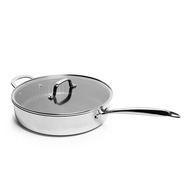 Triply Stainless Steel Scratch Resistant Nonstick 4.2 QT Saute Pan
