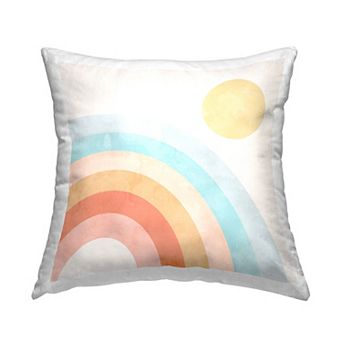 Stupell Home Decor Retro Rising Sun Throw Pillow