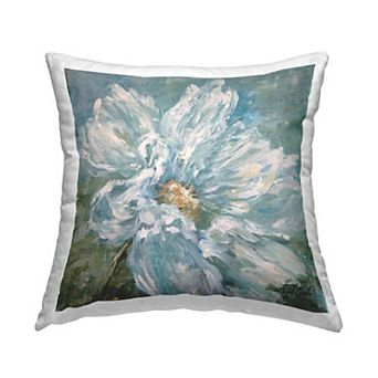 Stupell Home Decor Traditional White Flower Throw Pillow