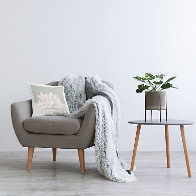 Stupell Home Decor Conch Seashell Aquatic Beach Life Throw Pillow