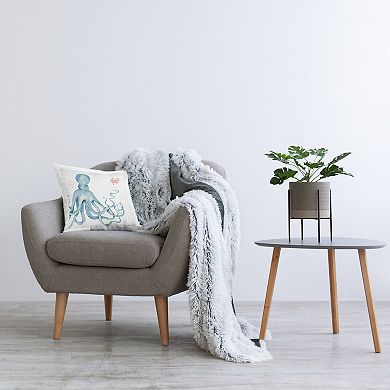 Stupell Home Decor Happiness Comes In Waves Throw Pillow