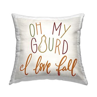 Stupell Home Decor "I Love Fall" Autumn Throw Pillow
