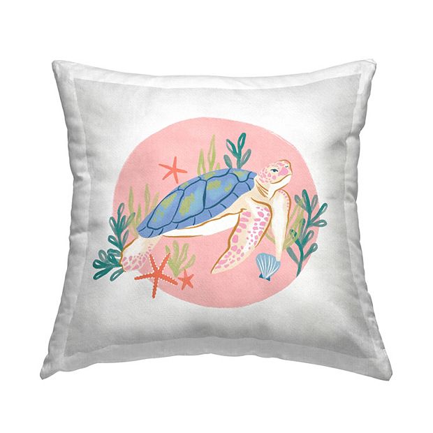 Sea turtle best sale throw pillow