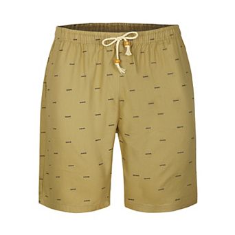 Men's Shorts Drawstring Beach Shorts Summer Elastic Waistband Board Shorts