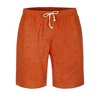 Men's Shorts Drawstring Beach Shorts Summer Elastic Waistband Board Shorts