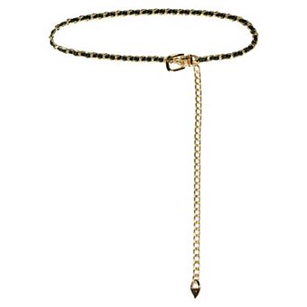 Women's Rhinestone Sparkle Chain Plus Size Waist Belt 26.38-37.40"