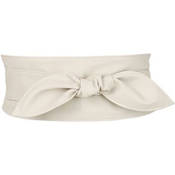 Women's Plus Size Obi Belts Bow Self-Tie Wrap Around Wide Sash Waistband Belt for Dresses