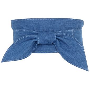 Women's Plus Size Obi Belts Bow Self-Tie Wrap Around Wide Sash Waistband Belt for Dresses