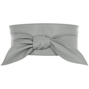 Women's Plus Size Obi Belts Bow Self-Tie Wrap Around Wide Sash Waistband Belt for Dresses