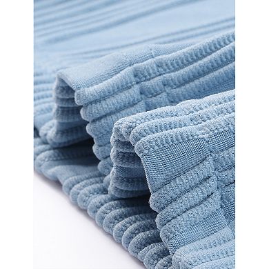 Ruffled Business Blouse For Women's Long Sleeve Mock Neck Casual Office Top