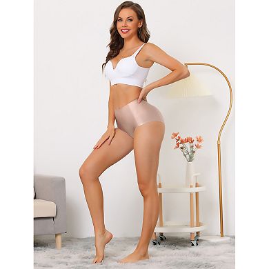 Women's Tummy Control Seamless Hipster Underwear High-waisted Breathable Brief