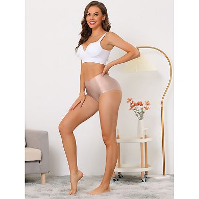 Women's Tummy Control Seamless Hipster Underwear High-Waisted Breathable Brief