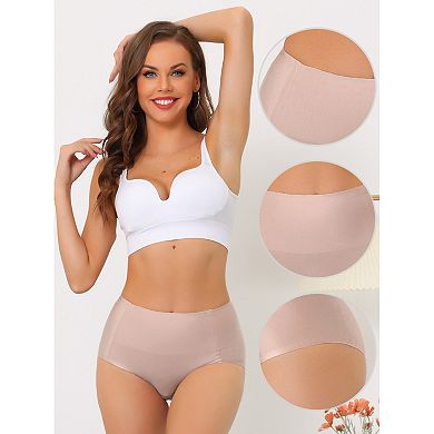 Women's Tummy Control Seamless Hipster Underwear High-Waisted Breathable Brief