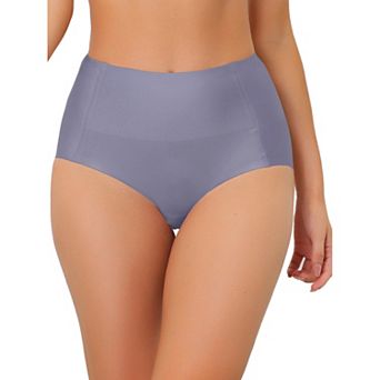 Women's Tummy Control Seamless Hipster Underwear High-Waisted Breathable Brief