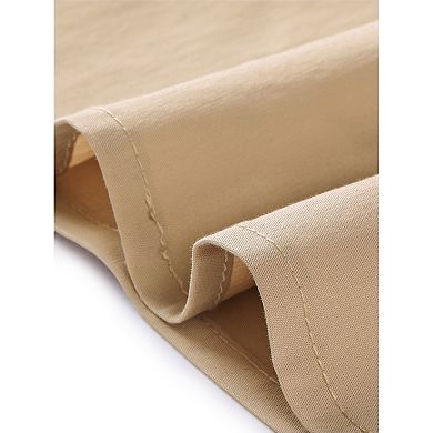 Women's Point Collar Long Sleeve Chiffon Shirt