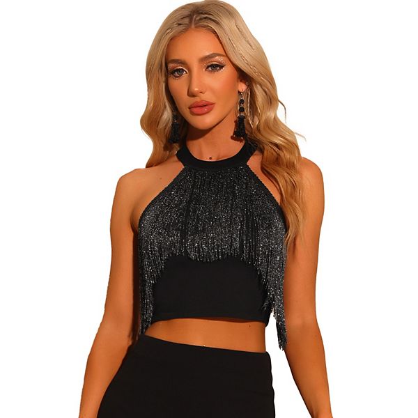 Frilled Hem Sleeveless Tank Top