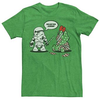 Men's Star Wars Storm Trooper Wrapping Gifts Graphic Tee