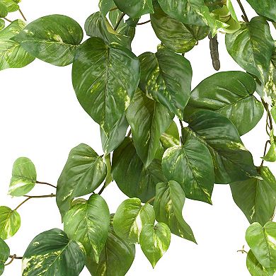 nearly natural 3-pc. 30-in. Pothos Hanging Bush Set
