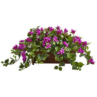 nearly natural Bougainvillea Artificial Plant in Decorative Planter