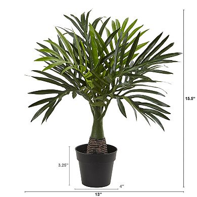 nearly natural 15.5-in. Areca Palm Artificial Plant