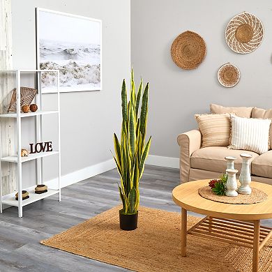 nearly natural 58-in. Sansevieria Artificial Plant