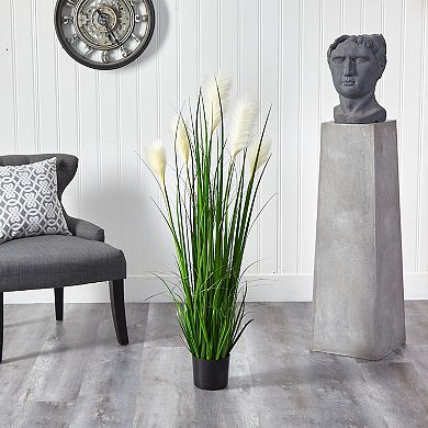 nearly natural 4-ft. Plume Grass Artificial Plant