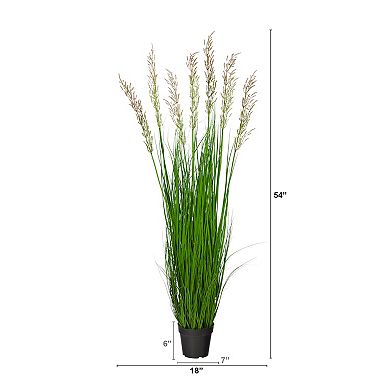 nearly natural 4.5-ft. Plume Grass Artificial Plant