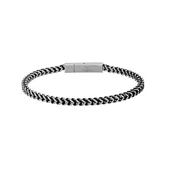 Men's LYNX Stainless Steel Foxtail Chain Bracelet