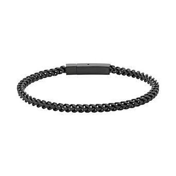Men's LYNX Stainless Steel Foxtail Chain Bracelet