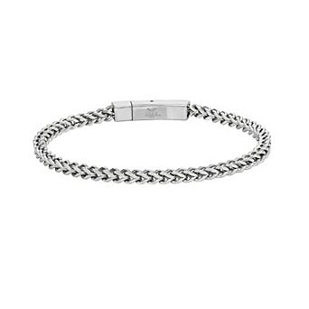Men's LYNX Stainless Steel Foxtail Chain Bracelet