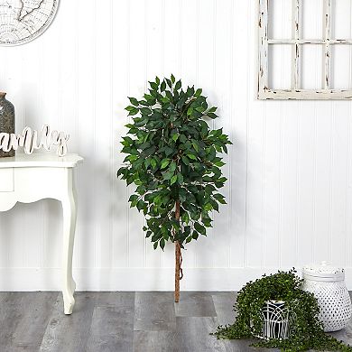 nearly natural 4-ft. No Pot Single Ficus Artificial Tree