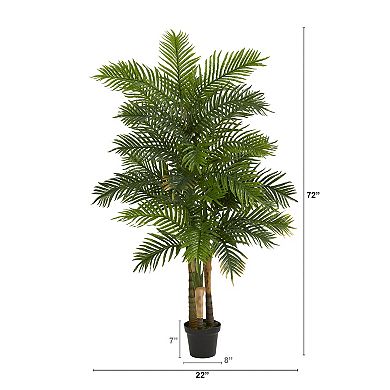 nearly natural 6-ft. Real Touch Areca Palm Artificial Tree